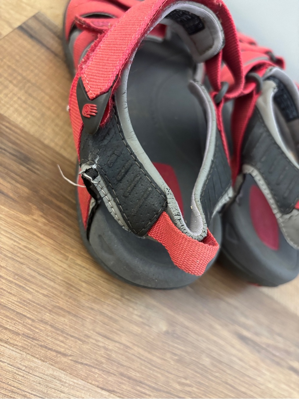 Teva Tirra Walking Sandals Red Grey Women’s - Picture 7 of 10